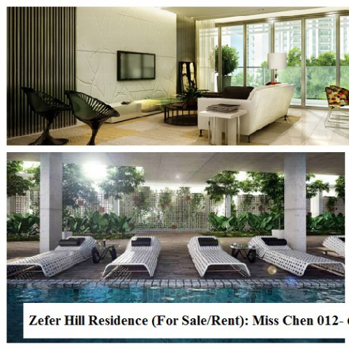 Condo and apartment for rent at Zefer Hill Residence, a63, Bandar
